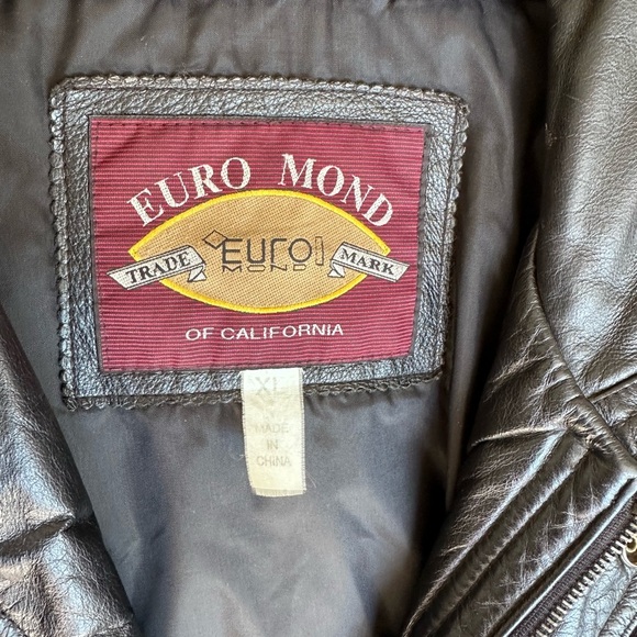 Black Leather Jacket for Men - Picture 3 of 9